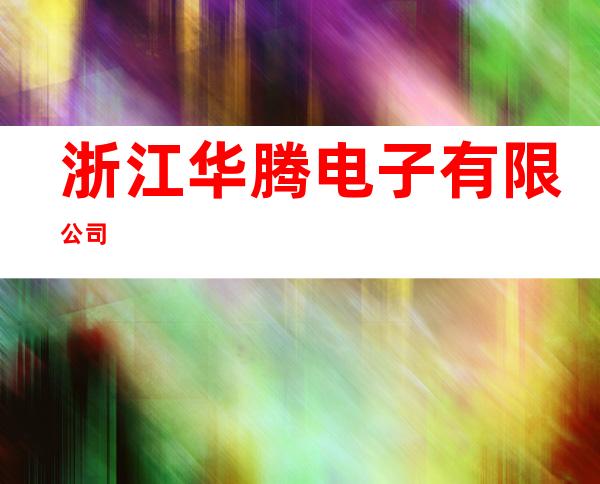浙江华腾电子有限公司